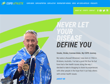 Tablet Screenshot of copdathlete.com